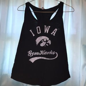 Iowa Hawkeye Gymnastics tank top